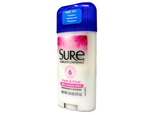 Sure Anti-Perspirant & Deodorant Invisible Solid Fresh & Cool 2.60 oz miniatura 4