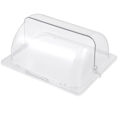 Toyvian Cubierta para Pastel Acrílica Transparente Tapa Amplia Expositor para Repostería y Panadería