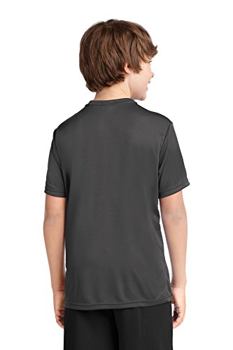 Port & Company Youth Essential Performance T-Shirt, Charcoal, X-Large2