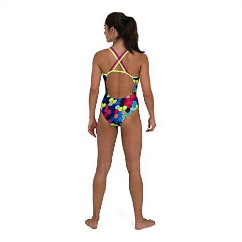 Speedo Allover Double Crossback 1 Piece AF