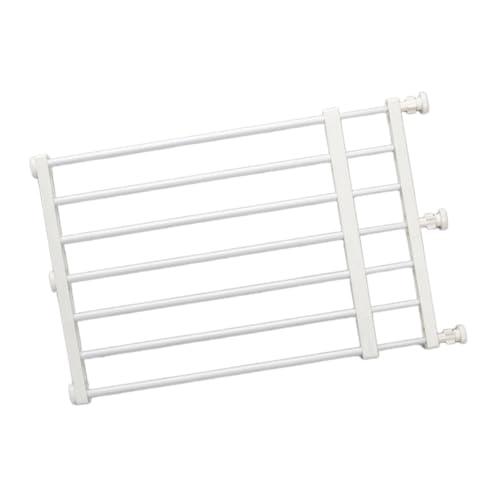 Sharplace Cancelletto Estensibile per Cani, cancelletti Bassi retrattili per Animali Domestici, cancelletto per Cani di Facile Installazione per Porte, Scale, Biancoxl