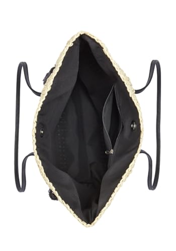 LASCANA Women's Tassel Raffia Handbag4