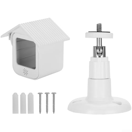Funda protectora para Wyze Cam para V3 con ABS resistente a la intemperie y soporte de pared de rotación de 360 grados para una configuración flexible y segura al aire libre