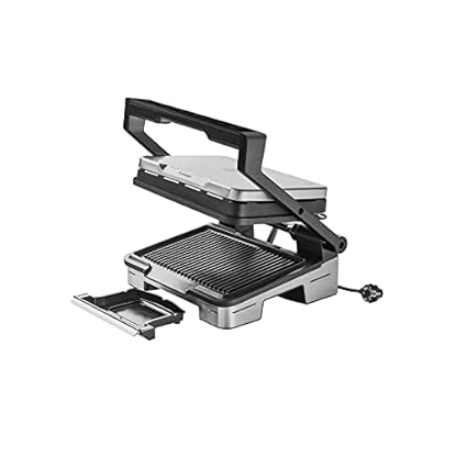 WMF Profi Plus Kontaktgrill Perfection, Elektrogrill 2000 W, 6 Programme, Sensor-Technologie, beschichtete Platten, Panini Grill, edelstahl matt – Bild 3