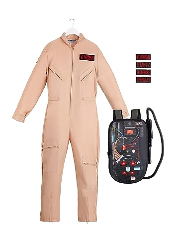 Deluxe Adult Ghostbusters Halloween Costume | Men's Ghostbusters Jumpsuit Uniform with Proton Pack & Classic Name Tags3