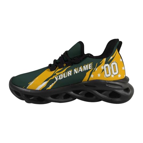 Custom Football Sneakers City Breathable Sport Slip-on Shoes Personalized Photo Name Number Gifts for Football Fans Men Women2