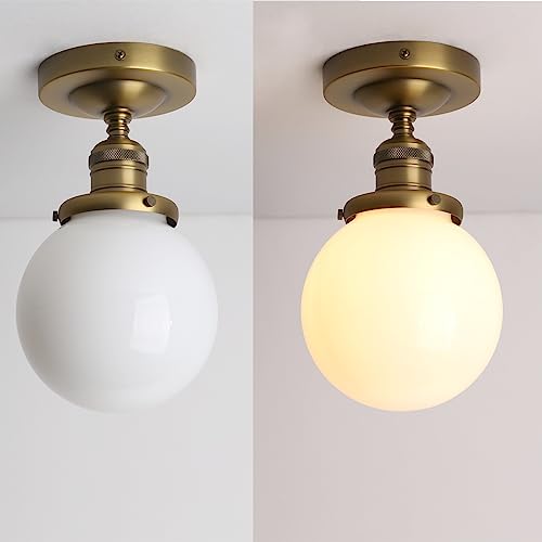 Pathson Milk Glass Flush Mount Ceiling Light for Industrial Kitchen and Living Room
| Pathson Frosted Modern Flush Mount Ceiling Light Fixture Hallway Kitchen Sink
| Pathson Industrial Milk Globe Flush Mount Ceiling Light for Living Room