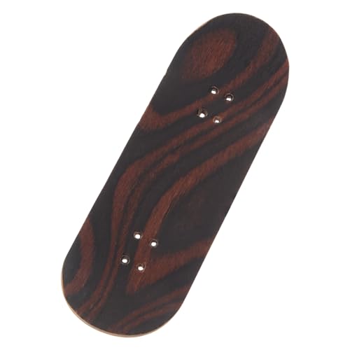POPETPOP Plateau De Remplacement en Bois 5 Couches 10 Cm x 3,2 Cm pour Mini Skateboard Jouet Surface Polie Et Trous Pré-perçés