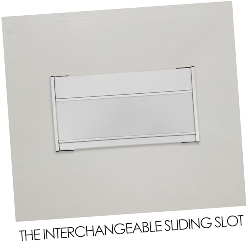 Identification de cubicles en aluminium avec plaque interchangeable - 4