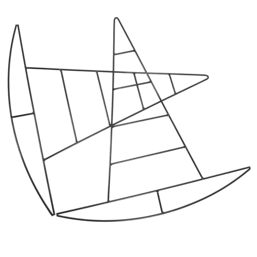 VICASKY 2pcs Witch Hat Wreath Frame for Crafts Wreath Rack for Halloween Holiday Decor Unique Design Easy to Install Reusable Easy to Clean