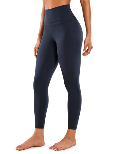 Image of CRZ YOGA Naked Feeling Leggings 25'' | Sleek, Decent Compression, Yoga, Hidden Waistband Pocket, for Women