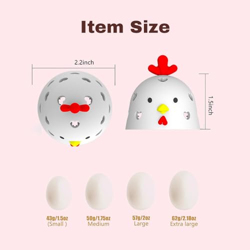 Image of Egg Cleaner for Fresh Eggs, Silicone Egg Washer Scrubber for Removing Dirt and Debris from Eggshells, Reusable Cleaning Tools for Egg Enthusiasts & Poultry Farmers (Beige)