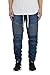 AIRNINE Men's Biker Denim Jogger Pants S-5XL (Indigo, 5X-Large)