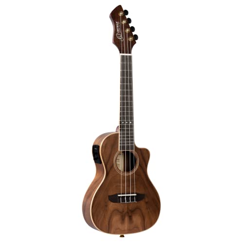 Ortega Guitars Ukulélé Concert électro-acoustique – Série Horizon – tête inversée – Housse incluse – Noyer, Okoumé (RUWN… - Les Beatles, Paul McCartney, John Lennon, RIngo Starr, George Harrison Ortega Guitars Ukulélé Concert électro-acoustique - Série Horizon - tête inversée - Housse incluse - Noyer, Okoumé (RUWN… – Image 3