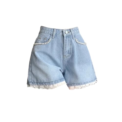 Short en jean en dentelle ample pour rester fraîche et élégante malgré la chaleur