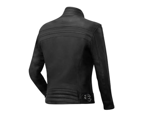 Cuir Enfield femme noir taille S : la veste idéale contre le vent