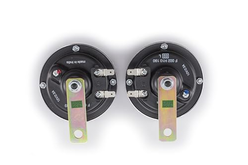 Image of Bosch FC4 Disc Horns Horn Silver Colour 12 V Set of 2 For Car, LCV,3-Wheeler,Bike