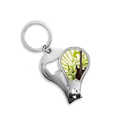 Coupe-ongles pour pieds robuste avec levier ergonomique et motif guitare