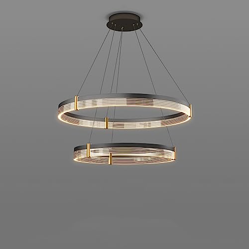 Cuisine îlot d'éclairage et suspension 1 anneau led dimmable pour salle à manger