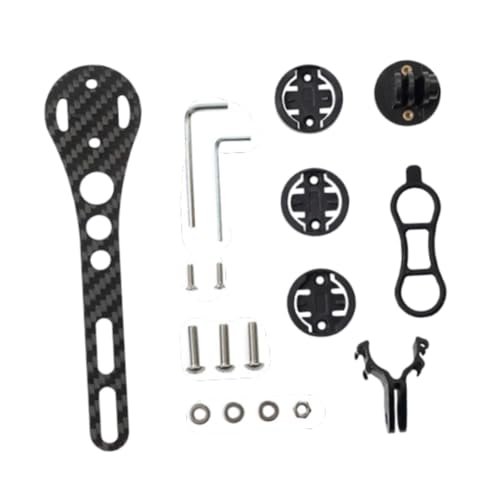 QSTDGVPW Bike Computer Mount Bike Stopwatch Holder with Screws Accessories Speed Meter Holder Bicycle Handlebar Mount Light Holder