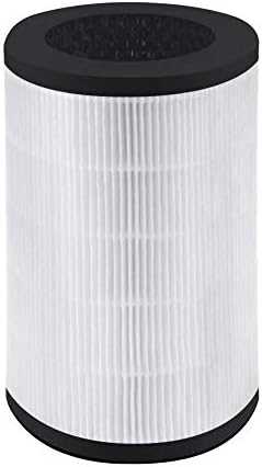 HoMedics® TotalClean® PetPlus Replacement True HEPA Filter, For Allergies, Pets, Smoke, and Dander with Activated Carbon Filter, Odor Eliminator and Air Freshener