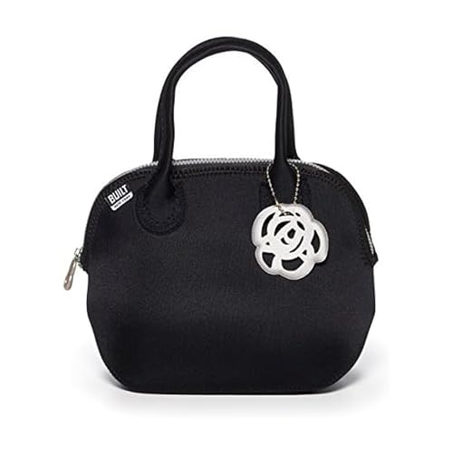BUILT Downtown Soft Neoprene Lunch Tote Bag - Lightweight, Insulated and Reusable Black 5149296