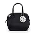 BUILT NY Downtown Neoprene Lunch Tote, Metallic Black