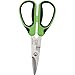 Produktbild Westmark Kräuterschere mit Abstreifkerben, Schneidklingenlänge: 4,5 cm, für Rechts- und Linkshänder, Rostfreier Edelstahl/Kunststoff, Silber/Grün/Schwarz, 11782280