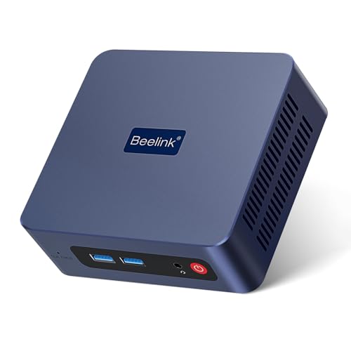 Beelink SER3 Mini PC, processeur AMD Ryzen 3 3200U (2C/4T, jusqu'à 3.5 GHz), 16 Go de RAM 500 Go SSD, HDMI/DP/WiFi5/BT 5.0/RJ45 1000M/WOL/Démarrage Auto