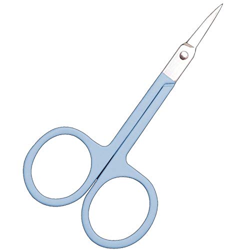Forbici artigianali Forbici professionali for manicure for unghie Sopracciglio Naso Ciglia Forbici for cuticole Pedicure curvo Strumento for trucco Forbici