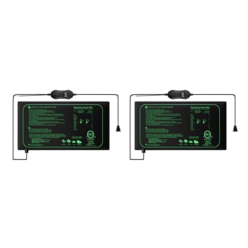 Lioggyet 2 x Wärmematte mit Thermostat