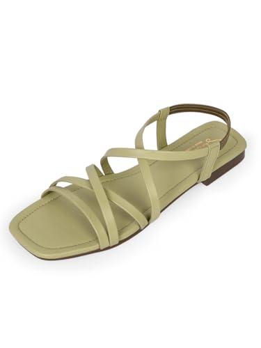 Image of Women Flats Sandals | Stylish Embroidered Slip-On Flats for Women | Comfortable Lightweight Sandals | Ethnic & Casual Footwear for Ladies SL1043