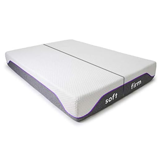 Milliard Memory Foam Mattress/His and Hers Split Firm and Soft Couple Bed/Bed-in-a-Box/Pressure Relieving, 10 Inch, Queen