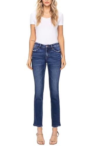 Flying Monkey - Mid Rise Ankle Slim Straight Jean - F4999