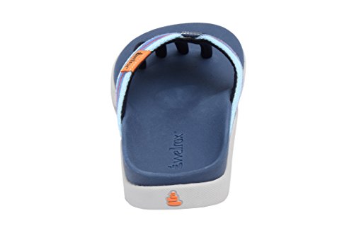 Wellrox Women's Evo-Casey Blue/Light Blue Casual Sandal 11