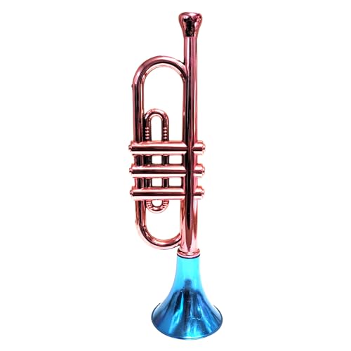 Zugar Land MTRU13PPP Metallic Trumpets (13 Inch) Plastic Noisemaker Music Toys For Kids Instruments Noise Makers thumb #1