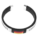 MUELODSIC Sportarmband Fußballarmband Verschleißfestes Gurtband Flexibles Armband Mit Flaggenmotiv Angenehm Zu Tragen Fanbedarf Für Fußballspiele Und Sportveranstaltungen
