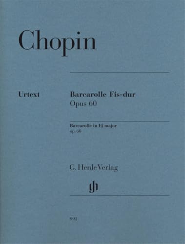 Barcarolle en fa diese majeur op. 60