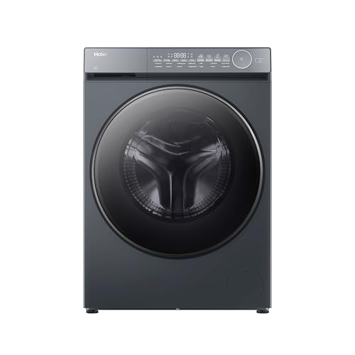 Haier X Series 7 12kg Freestanding Washing Machine 1400 RPM A-30% Rated Direct Motion Motor hOn App 14 Programmes Refresh Cycle Graphite 64x60x85 cm - HW120-B14367GUUK