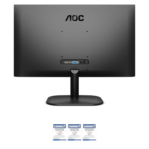 AOC 22B2H - 22 inch FHD Monitor, 75Hz, VA, 7ms Frameless design, Tilt, lowBlue Mode, Flicker Free (1920 x 1080 @ 75Hz, HDMI/VGA) - Image 4