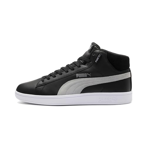 Puma Smash V2 Mid Puretex, Zapatillas Altas Unisex Adulto, Negro Black-Quarry White 01, 48.5 EU