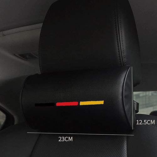Comfortable PU Car Seat Neck Pillow Headrest Support Protection Travelling Rest Universal Fit