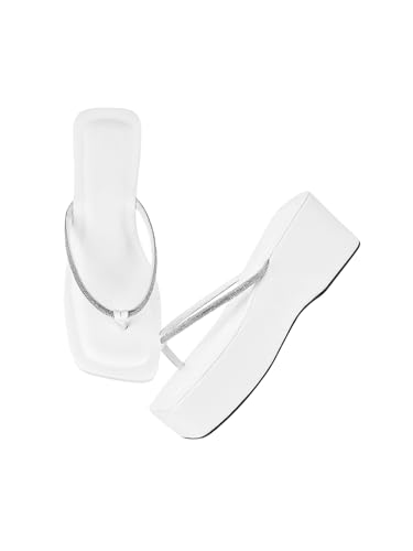 TRYME Platform Fashion Stylish Casual Wedges Heel Attractive Design Fancy Sandal Comfortable Sole For Womens & Girls