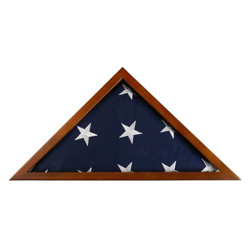 Drapeau américain de table Homissor en coton avec étui pour décoration de bureau et salon