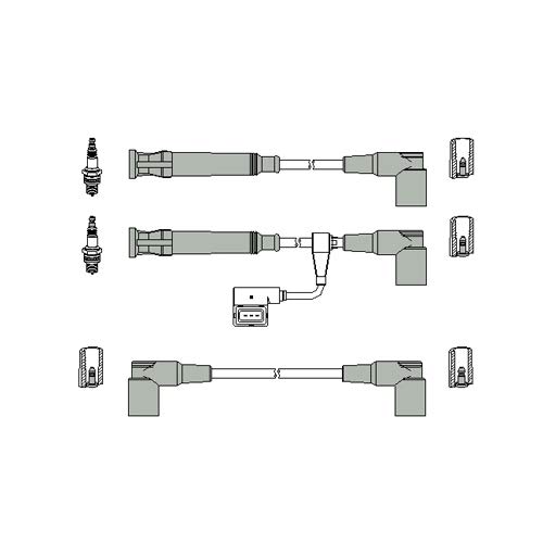 HÜCO 134805 Zündkabelsatz für BMW