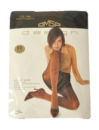 Collants réversibles à motifs Omsa 80 deniers pour femmes, article 462
