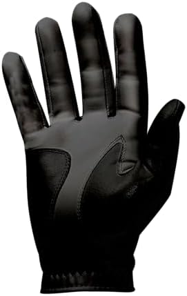 FootJoy Men's WeatherSof Golf Glove, Black, Medium/Large, Worn on Left Hand