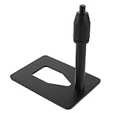 Alasum 属製デスクマイクスタンド 長方形ベース ユニバーサル対応 デスクトップ用 マイクホルダー クリップ付き ライブストリーミング カラオケ レコーディング用