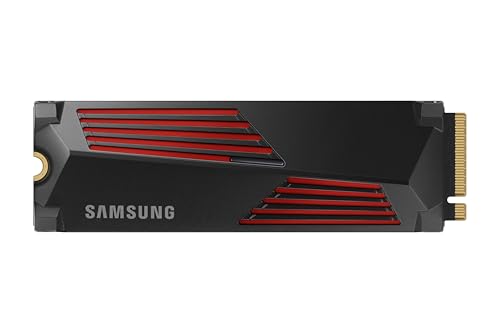 Samsung Memorie MZ-V9P4T0C 990 PRO SSD Interno con Dissipatore di Calore da 4TB, compatibile con Playstation 5, PCIe Gen 4.0 x4 NVMe M.2