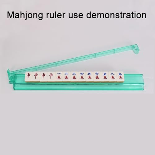 Set 4 Racks y Pushers para Fichas Mahjong Acrílico miniatura 5